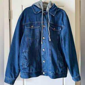 Victory Outfitters Hooded Denim Jean Jacket